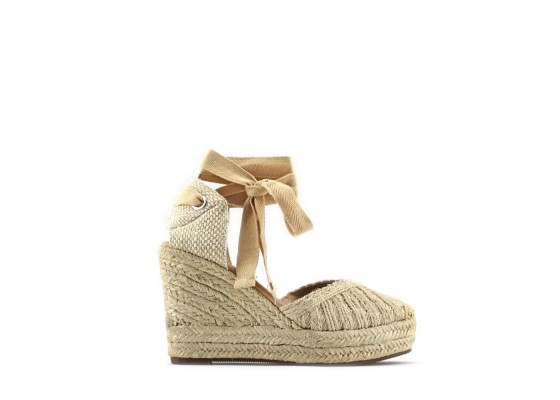 Sandalia Cuña Alpargata Valenciana